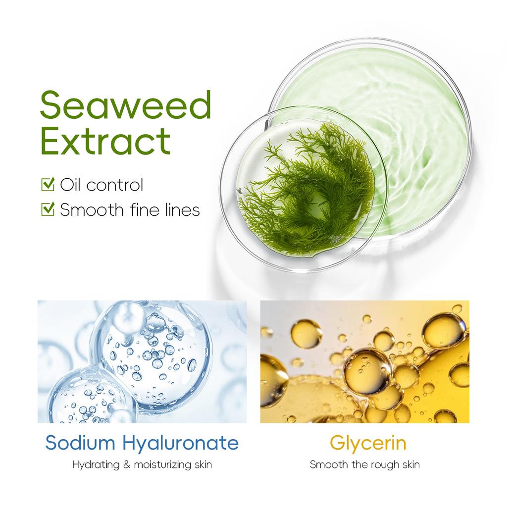 LAIKOU Algae Sleep Facial Mask 3g 15 Pcs Bagged Facial Mask