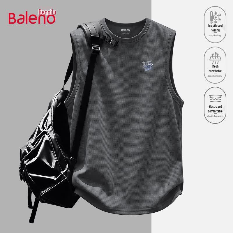 Baleno Men s Ice Silk Quick-Dry Sleeveless T-Shirt M