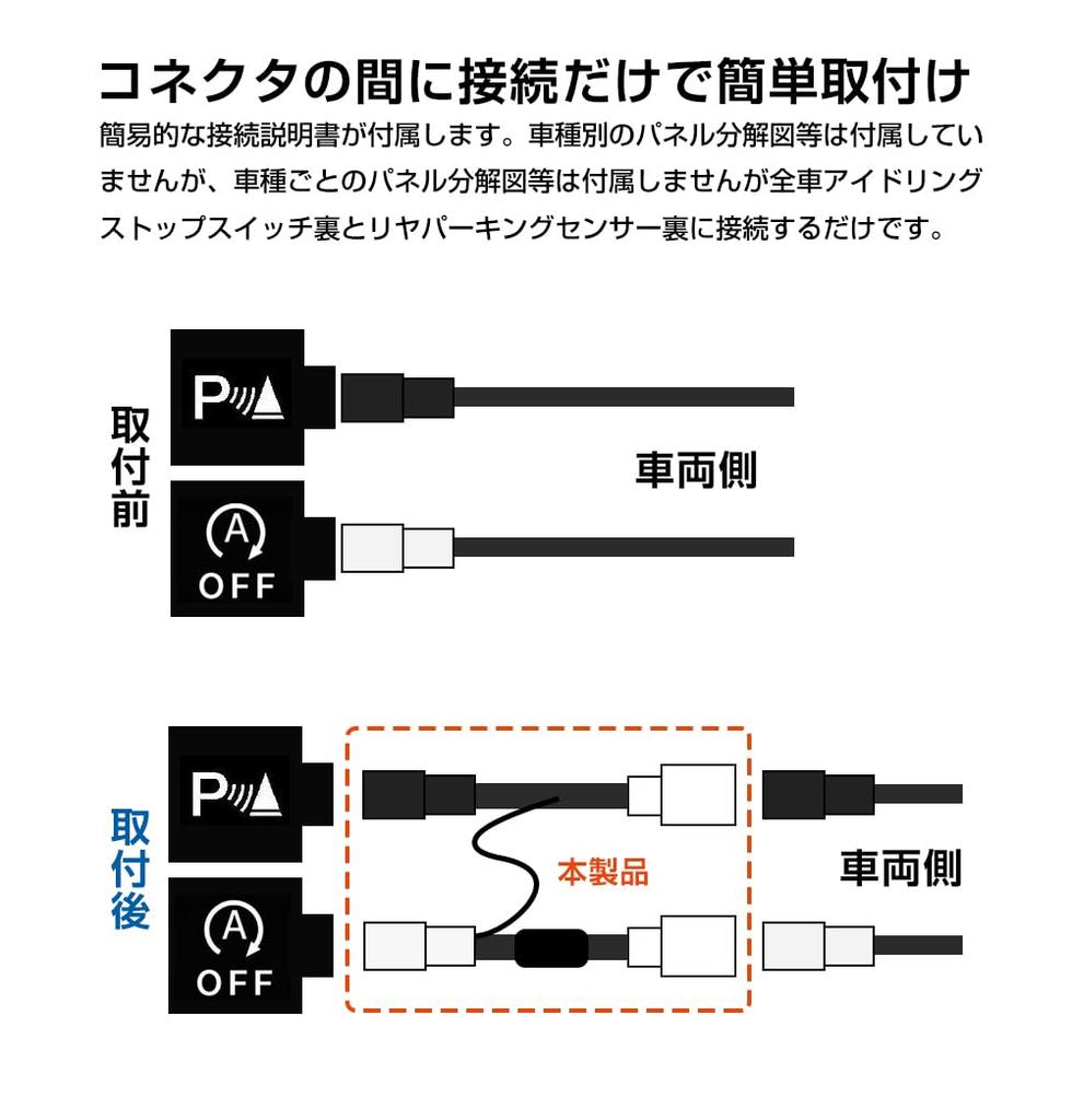 CARSIX [S-ISTO02] Idling Stop Canceller, Suzuki Solio R2.12 or Later, Compatible Models (MA37S) Coupler On Type, Simple Connection