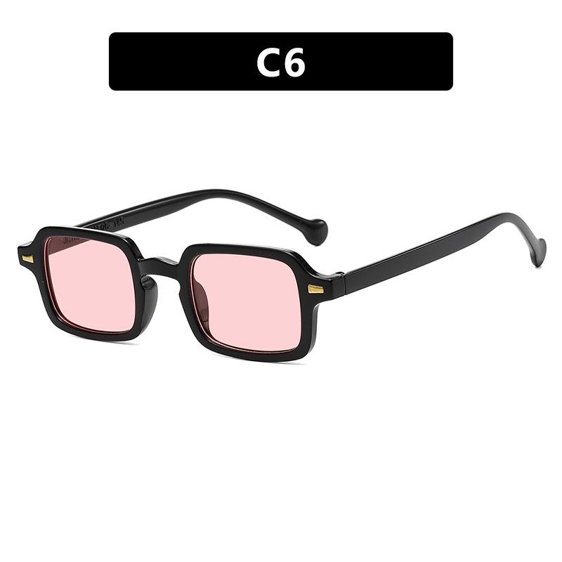 Simple Square Sunglasses Men and Women Retro Glasses Summer Sunshade Beach Fashion Glasses