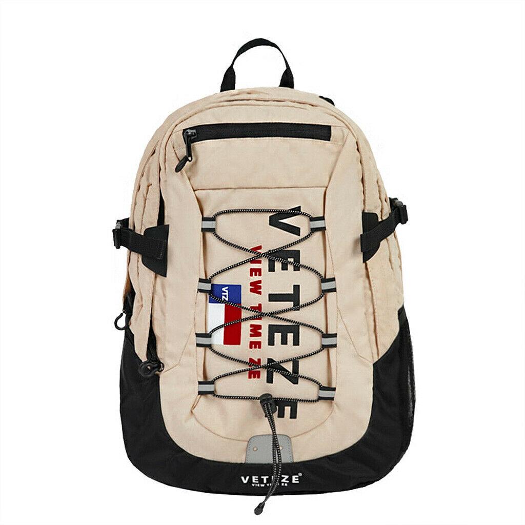 【VETEZE】True up Backpack Buy VETEZE Big Logo Backpack with Multiple Pocket Storage