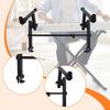 2 Tier Keyboard Stand,Adjustable Width Music Instrument Accessories Extension Metal Stacking