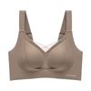 Big breasts show small gathering underwear women's no steel ring collection breast anti-sagging adjustment thin new bra
