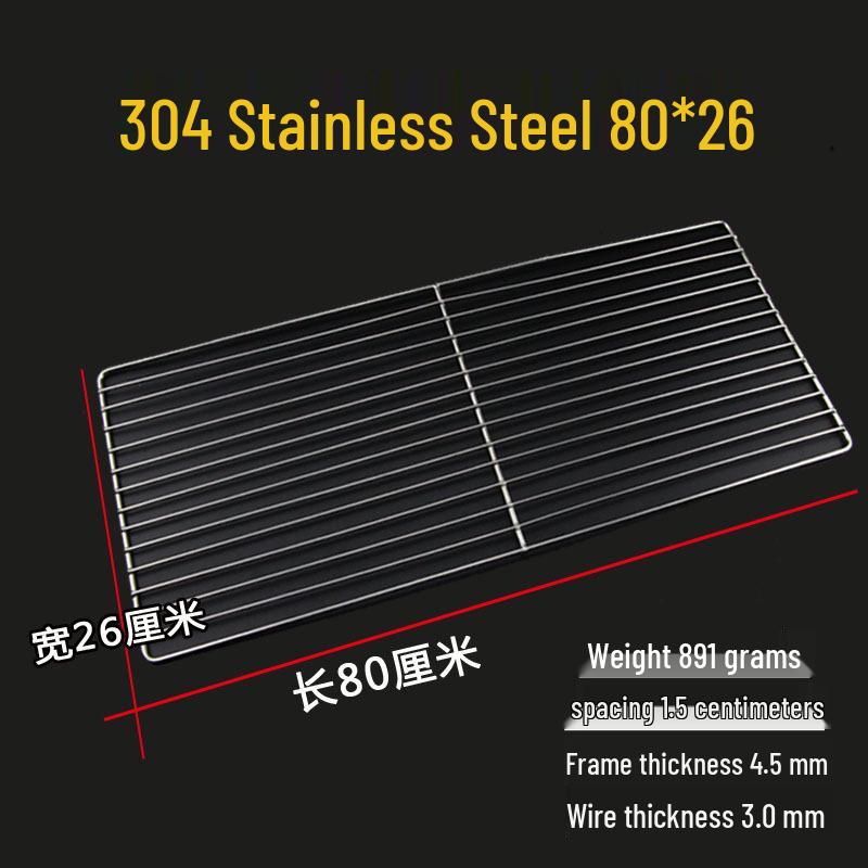 Stainless Steel Rectangular BBQ Grill Rack Mesh