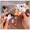 Corner-wrap Book Page Holders Leather Kids Reading Gifts Animal Shaped Bookmark  Book Lovers