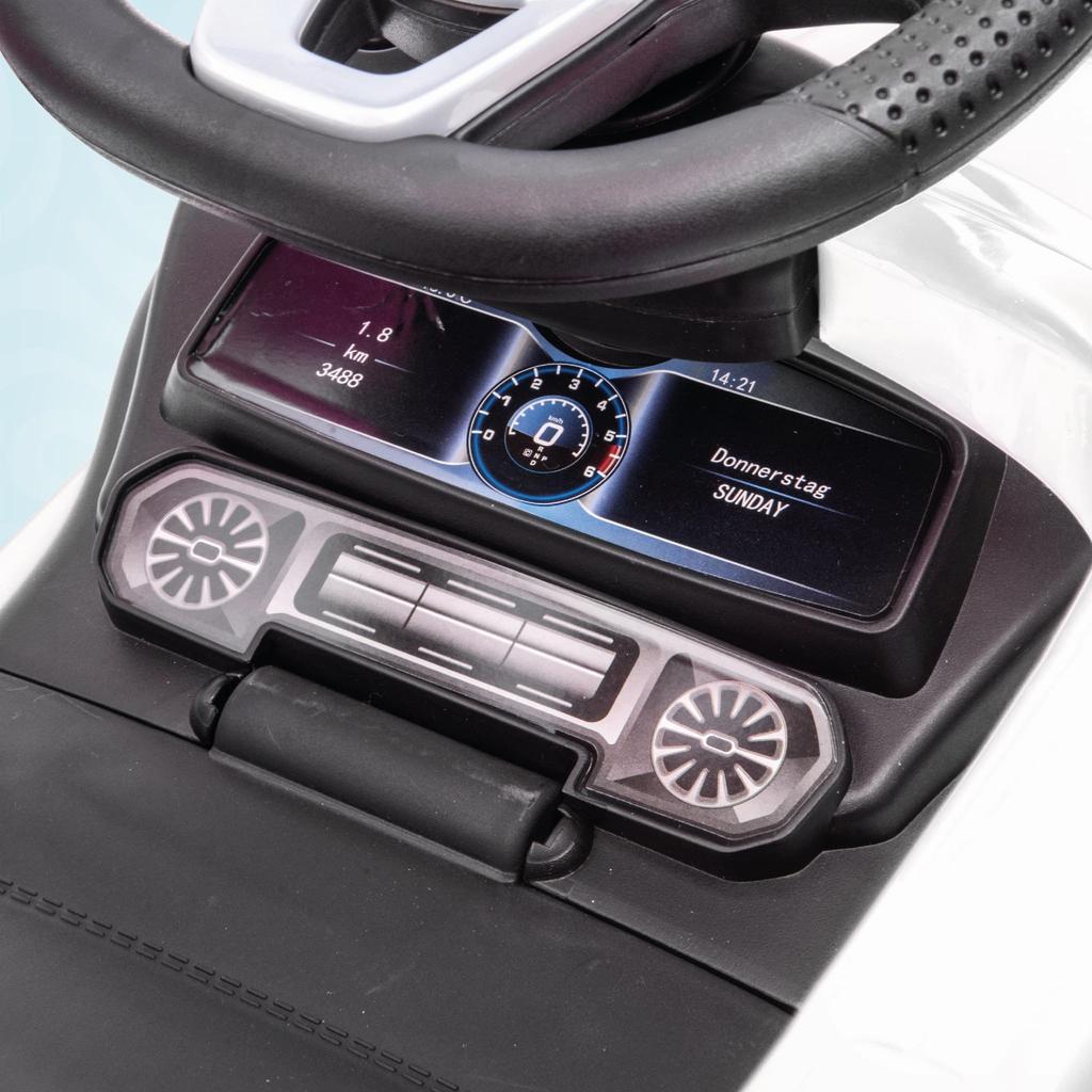 Draisienne Pousseur Déambulateur Pour Enfants Mercedes Benz Classe G Blanc