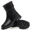 Women Boots Winter Shoes British Style Genuine Leather Women Large Size Boots Wool Warm Ladies Snow Boots