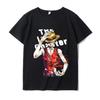 T-shirt Eslo Luffy Sauron Short-sleeved Men's Animation Cartoon Loose Japanese Printing Summer New Men's and Women's Streetwear