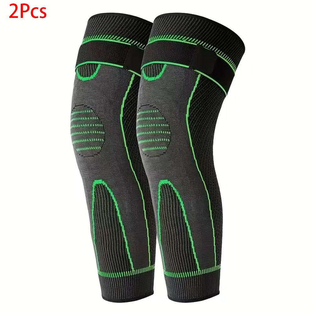 2pcs elastic compression sleeve, for thigh, calf, knee support, warm and extended Men's and Women's leg sleeves, one size fits