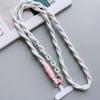 Dopaminový opletený šňůrka na telefon Nylonové crossbody závěsné lanko Telefonní přívěsek Příslušenství