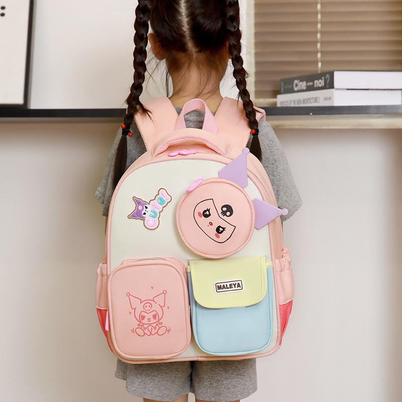 Słodki plecak z kreskówką dla przedszkola i klas 1-3: Lekki i Uroczy