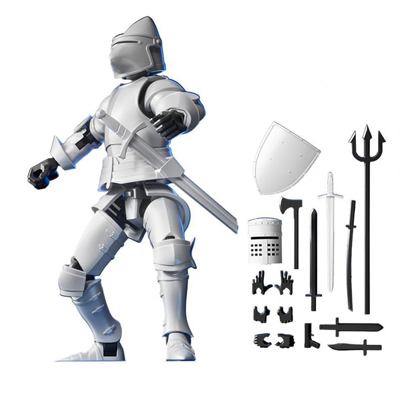 

Рыцарь Фигурки Паладин 13 Подвижный Шарнирный Трансформирующийся Робот 3D Печатный Манекен Персонаж Сборные Игрушки Детские Подарки