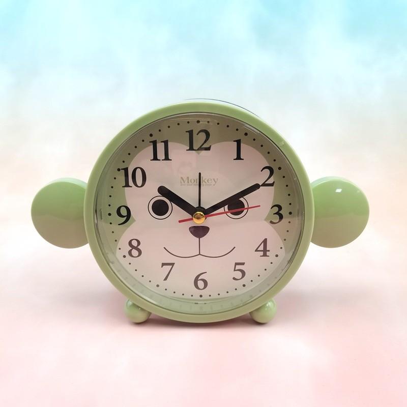 Kids Cartoon Bedside Alarm Clock With Analog And Digital Display For Childrens Room Decor