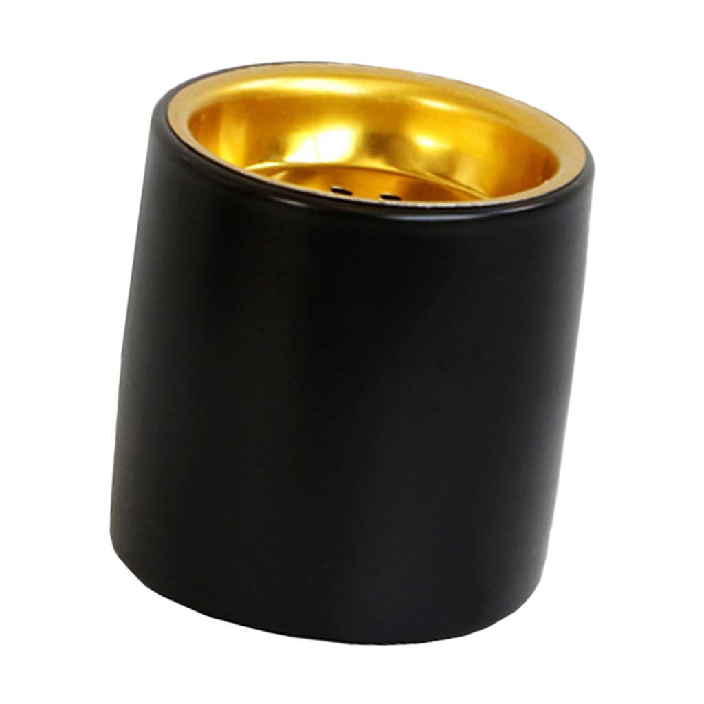 Ceramic Burner House Office Yoga Decoration , Black L, as described