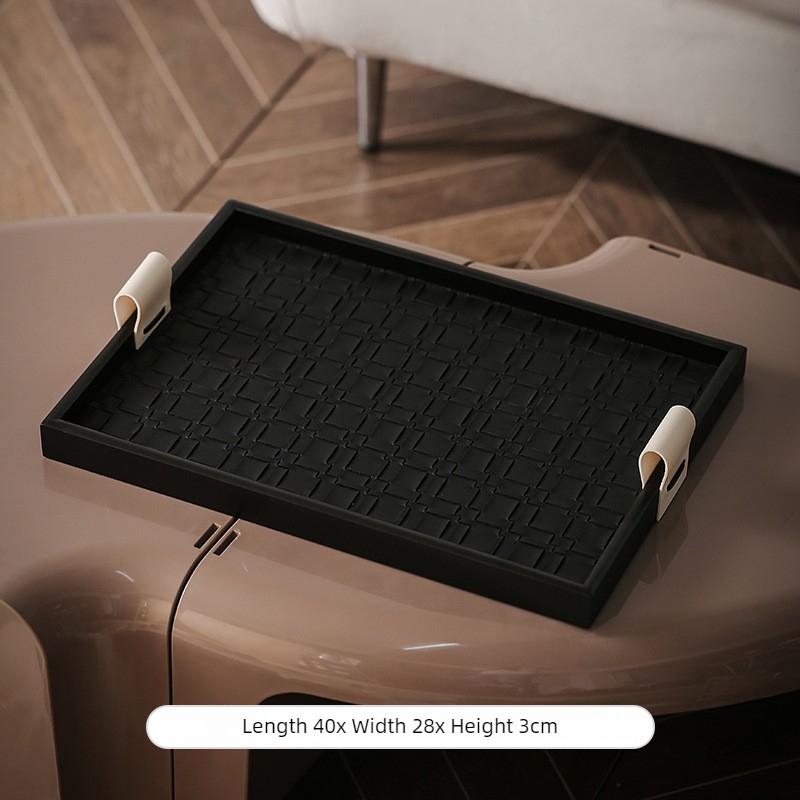 Light Luxury Storage Trays Entrance Hall Key Storage Plate Simple Modern Organize Tray Dressing Table Jewelry Organize Plate