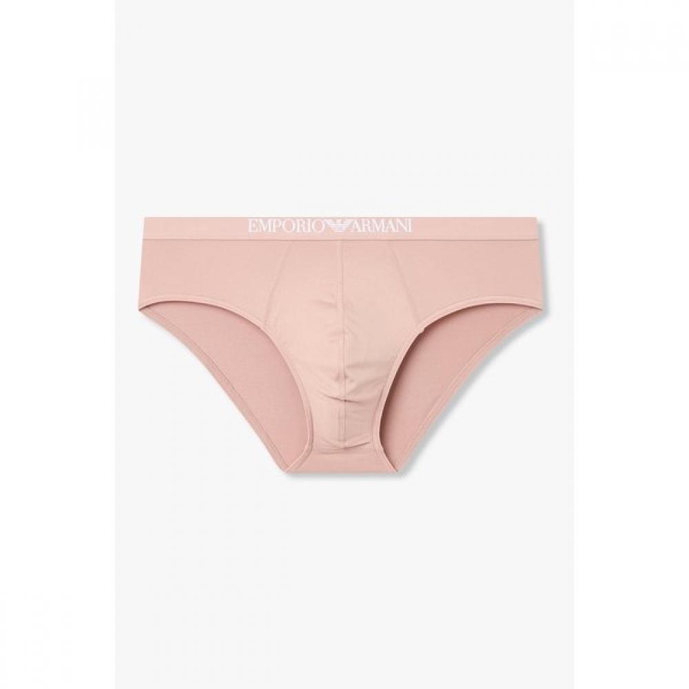 

Emporio Armani Men S gloSSy Center Color Block Logo Brief 0816111002 S(95)