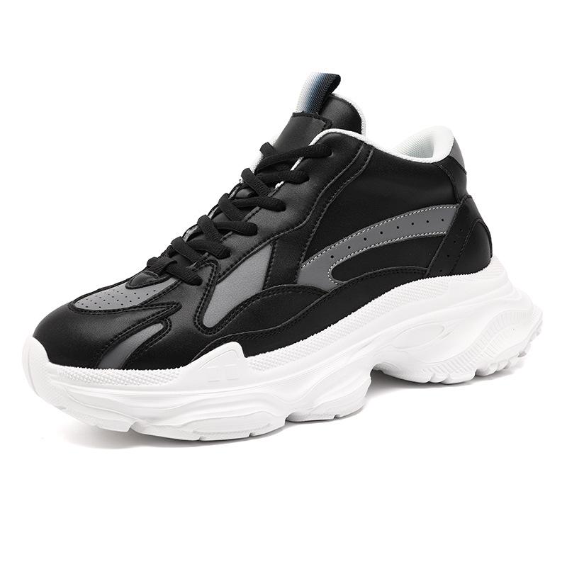 Invisible Height Boost Dad Shoes: 8cm Men's Korean Style Trendy Casual Sneakers for Autumn 