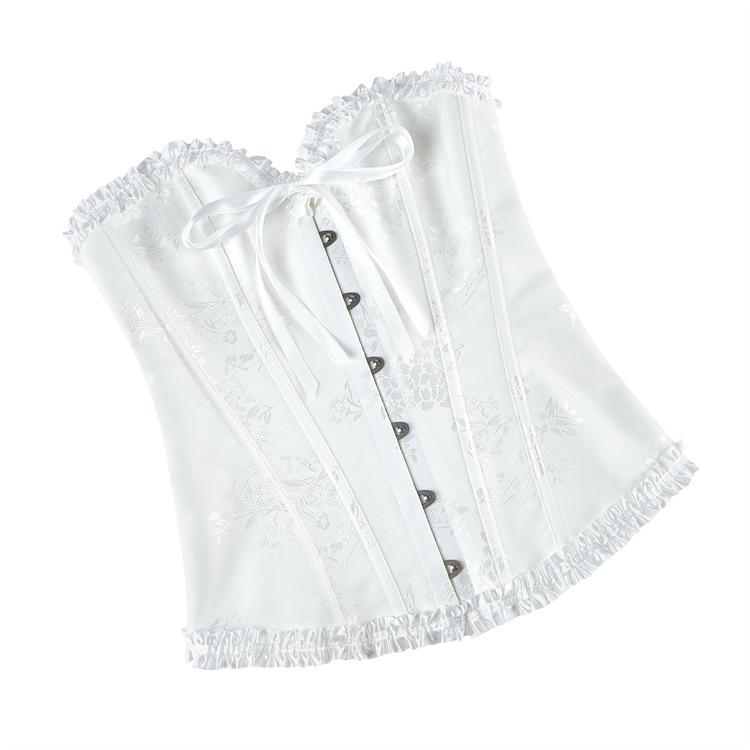 Wielokolorowy Koronkowy Gorset Push-Up Modelujący Sylwetkę