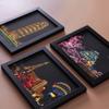 A5 Night View City Scenery DIY Scratch Painting for Kids - Eco-friendly Architecture Art Paper