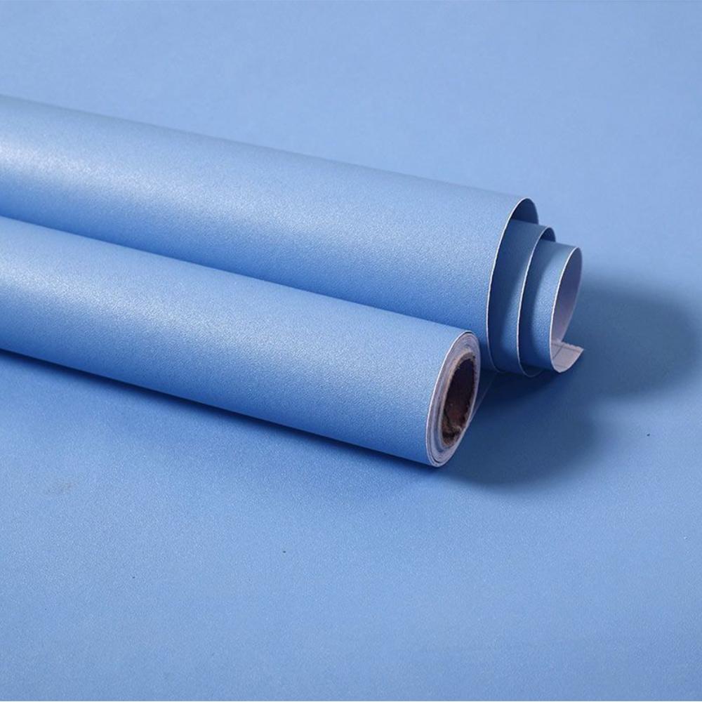 Waterpoof Matte Wallpaper Black Vinyl Self-Adhesive Stickers for Wall Furniture Livingroom Contact Paper Home Decor