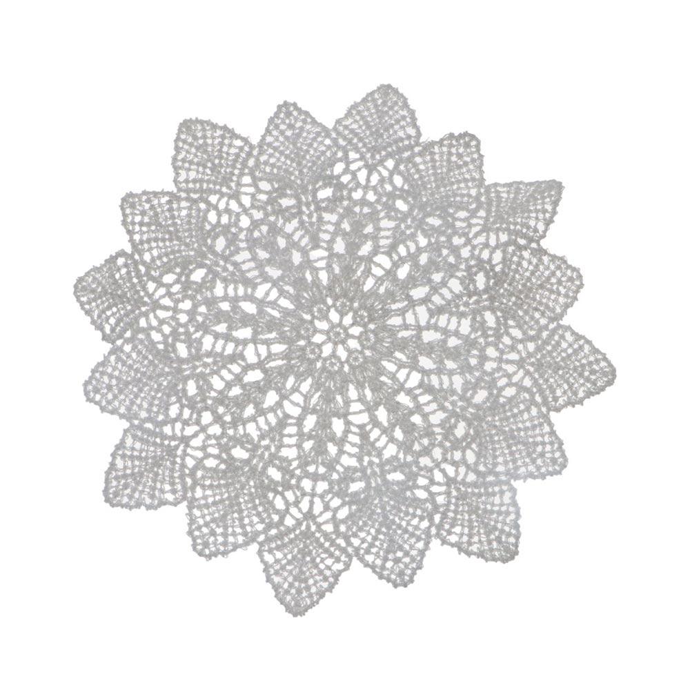 Delicate Hollow Cup Mat Table Decoration Embroidery Flower Lace Doily Coaster Placemat Pad