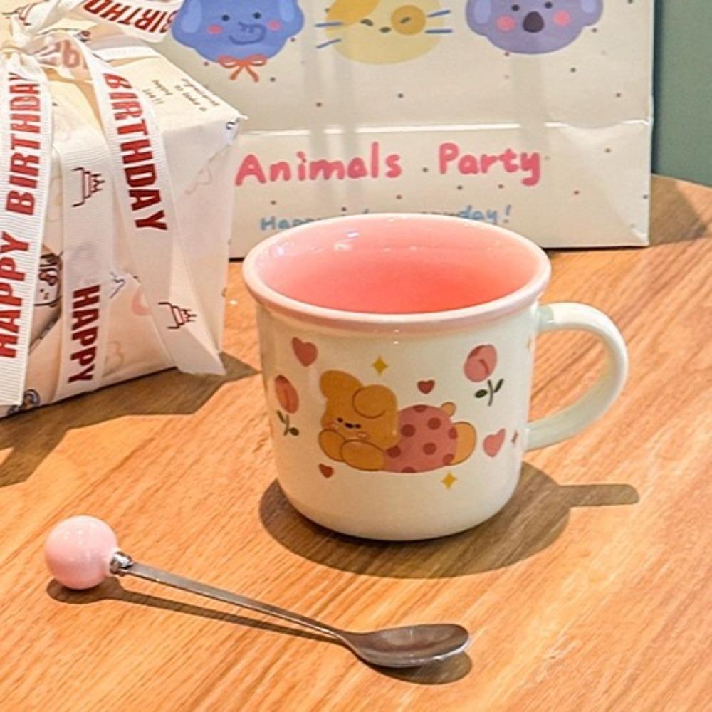 

Милая керамическая кружка пара кружек для воды офисная кофейная кружка подарок на день рождения подарок на новоселье 301-400ml