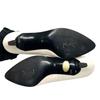 Used YVES SAINT LAURENT Pumpspumps Off White Leather Women