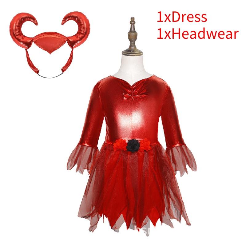 

Children Theme Demonic Cosplay Custume Halloween Party Props Unisex Gift Costume Women,XL
