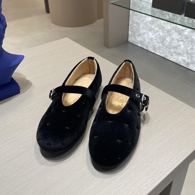 Cowhide version~ Autumn and Korean version of the new niche design retro style flat Mary Jane shoes children's square head shallow mouth single shoes