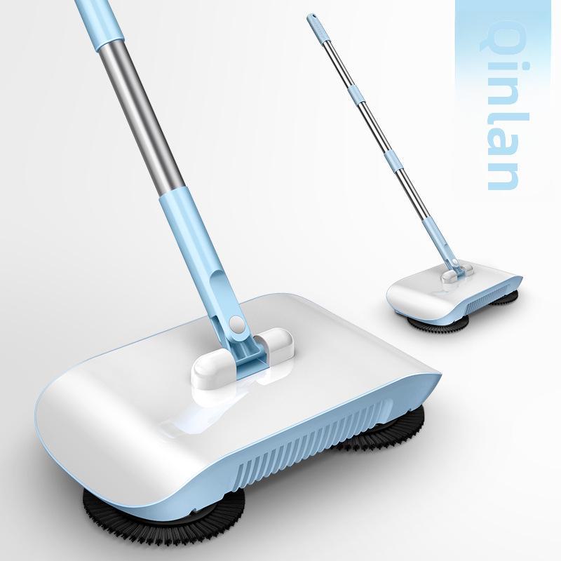 

Автоматическая ручная метла с набором совков — домашний робот-уборщик для ленивой уборки Sweeper cloth (without sweeper)