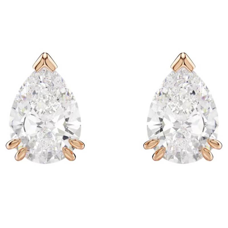 

Swarovski Embedded Design Zirconia Stud Earrings Unisex earrings White 5734248 F,White
