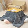 Jiyuu Suimin Kotatsu Futon, Rectangular, Winter Warmth, Ultra-Fine Microfiber, Thick, Heat Retention, Moisture Absorption, Anti-Static, 1.3x Fill, Rev