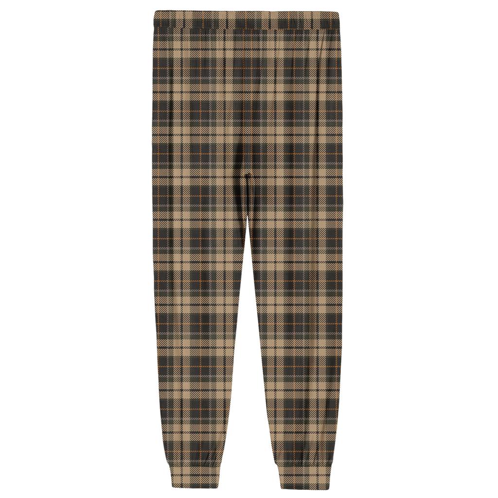 Men's Drawstring Pocket Cuffed Casual Pants Home Sleep Pants