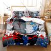 Cool Petals of Reincarnation Bedding Set, Duvet Cover + 2 Pillowcases Fantasy Character Print Bed Linens for Home & Dorm