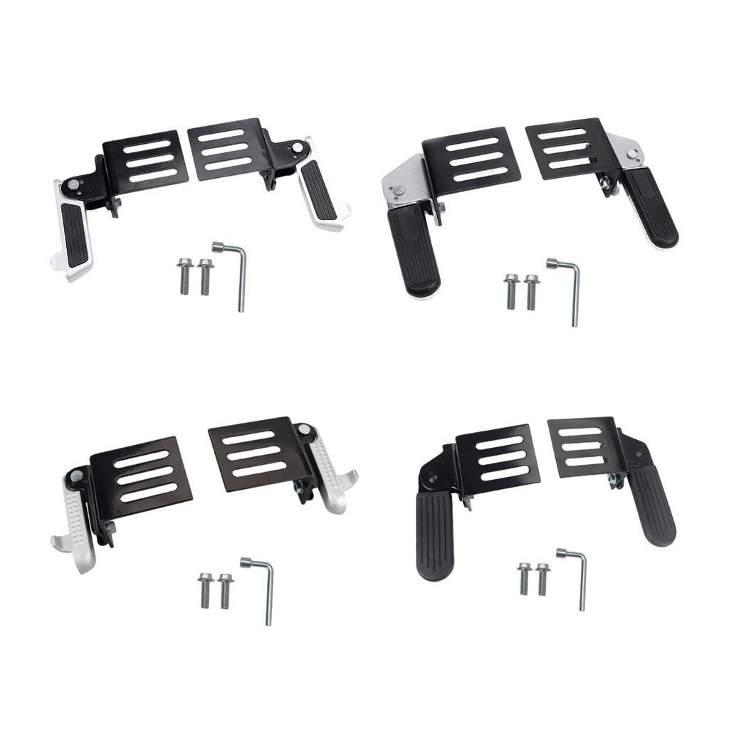 2Pcs Electric Bike Folding Pegs AntiSlip Footrest Modification Tools Supplies Parts Multifunction Outdoor Foldable Pedals