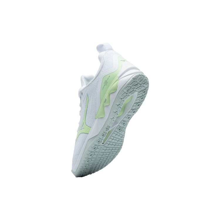Mizuno Wave Luminous 2 Shock Absorbing Non-Slip Low-Top Volleyball Shoes Unisex Sneaker White Green V1GC212035