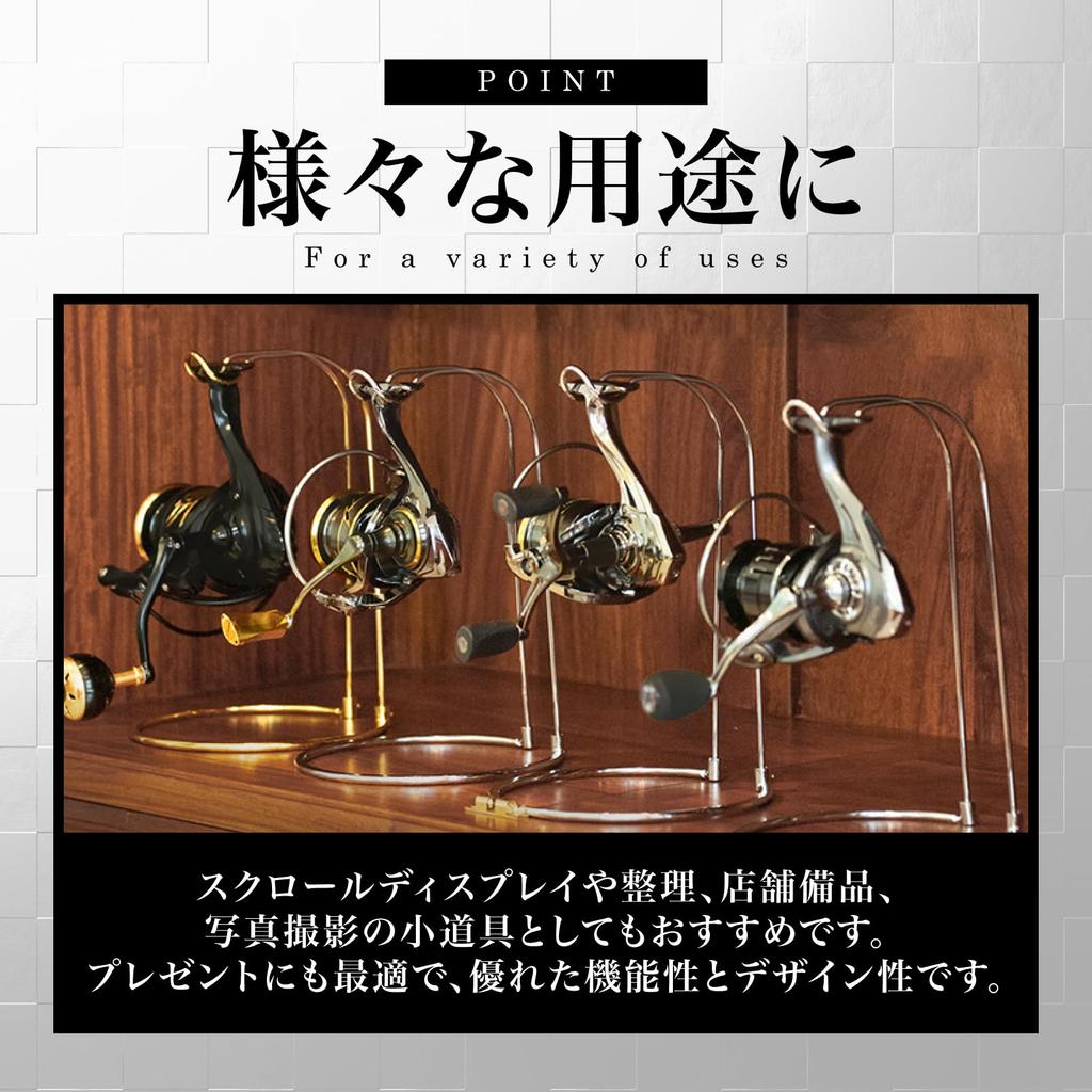 SATOMO Ständer für Schutz Nach Verhindert Kratzer und Montage Ständer von mit Sechskantschlüssel [Rollenfischen Rollen] (Satz 3)