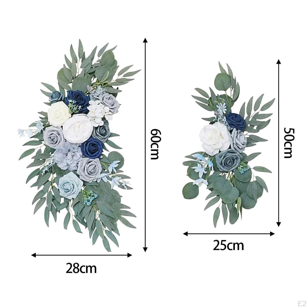Wedding Arch Flowers /Reception Backdrop Floral /Artificial Swag for Front Door