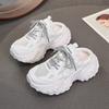 Old dirty durian platform women's 2025 new casual versatile mesh heightening sneakers