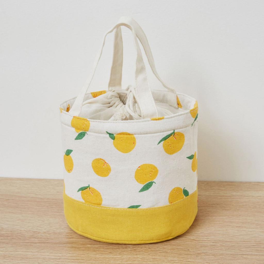Fashion Lunch Bags Drawstring Picnic Tote Portable Insulation Lunch Box Small Handbag Drink Cooler Bag Cute Food Storage Bags