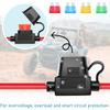 DAOKAI SAE Stecker, 2 Fuß SAE O-Ring Klemmenkabelbaum 10AWG Schnellverbindung/Trennung, 15A/20A/30A Sicherung Auto Fahrrad Traktor - 2 Stück