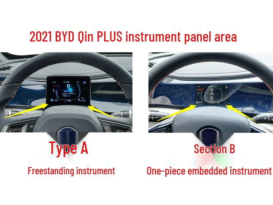 Carbon Fiber Anti-Scratch Gear Shift Film for BYD Qin PLUS: Fits 21 Models
