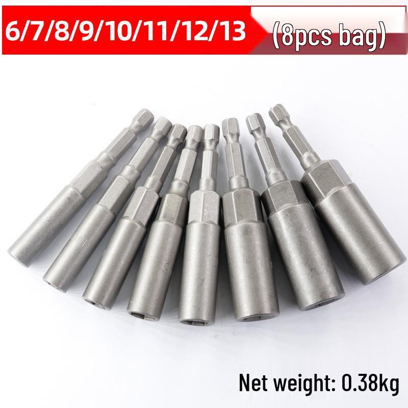 Deep Socket Extension Set for Electric Hex and Pneumatic Drills