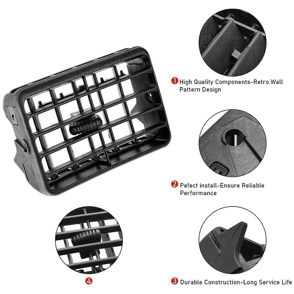 Car Interior Dashboard Front Air Conditioning Outlet Air Vent Cover Grilles Panel Compatible for 55063-35030 55063-35010
