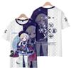Genshin Impact 3D Printed Men's and Women's T-shirts, Harajuku Casual Short Sleeved T-shirts, Summer Fashion, Oversized Unisex Streetwear