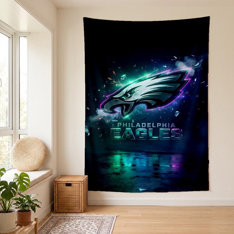 Philadelphia Eagles (82) Duvar Kilim Yatak Odası Oturma Odası Yurt İçin Şık Duvar Dekoru Aile ve Arkadaşlar İçin Güzel Hediye