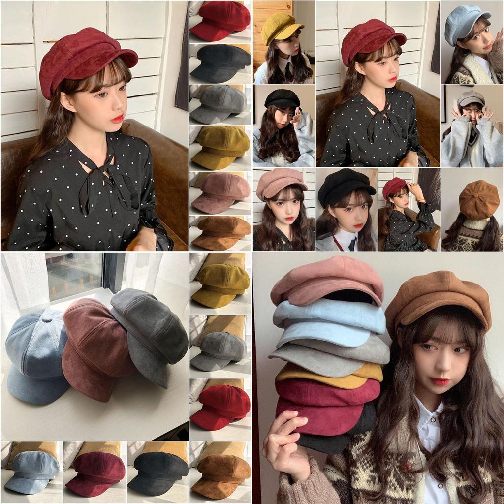 Fashionable Baker Boy Peaked Cap For Women With Vintage Style And Cozy Comfort