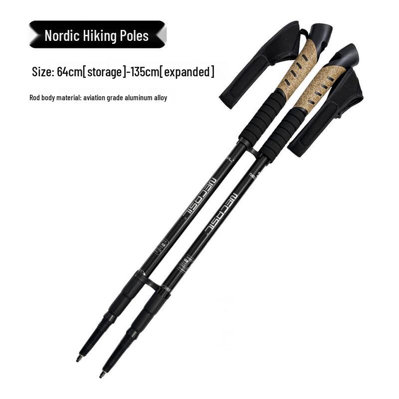Reflec N301 Cork Handle Aluminum Trekking Pole