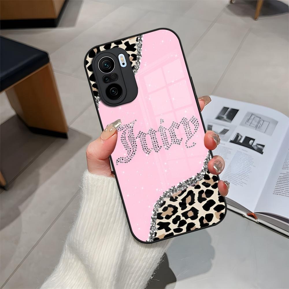 J-JuicysS Couture Phone Case Glass For Xiaomi 15 14 12 Lite 13 Pro 11t Lite POCO M5 X6 M6 X5 X3 NFC F5 F6 Pro Cover