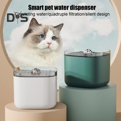 3L Katzenwasserbrunnen Automatischer Haustierwasserbrunnen mit Filtersystem Leiser Wasserspender Katzentränke für Haustiere